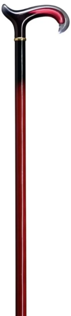 Gastrock Gehstock Acryl-Derby Bordeaux