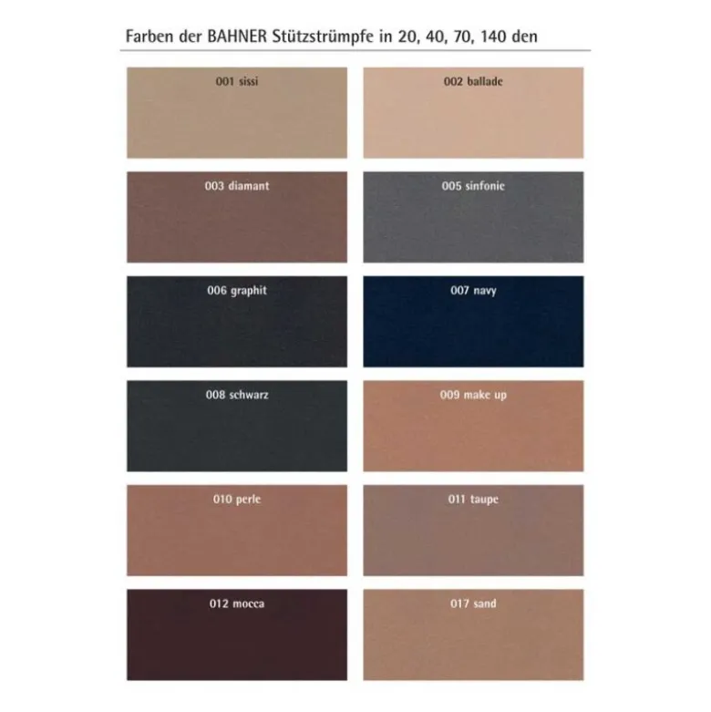 Stützstrümpfe Bahner Plus Line Stützhose 80den